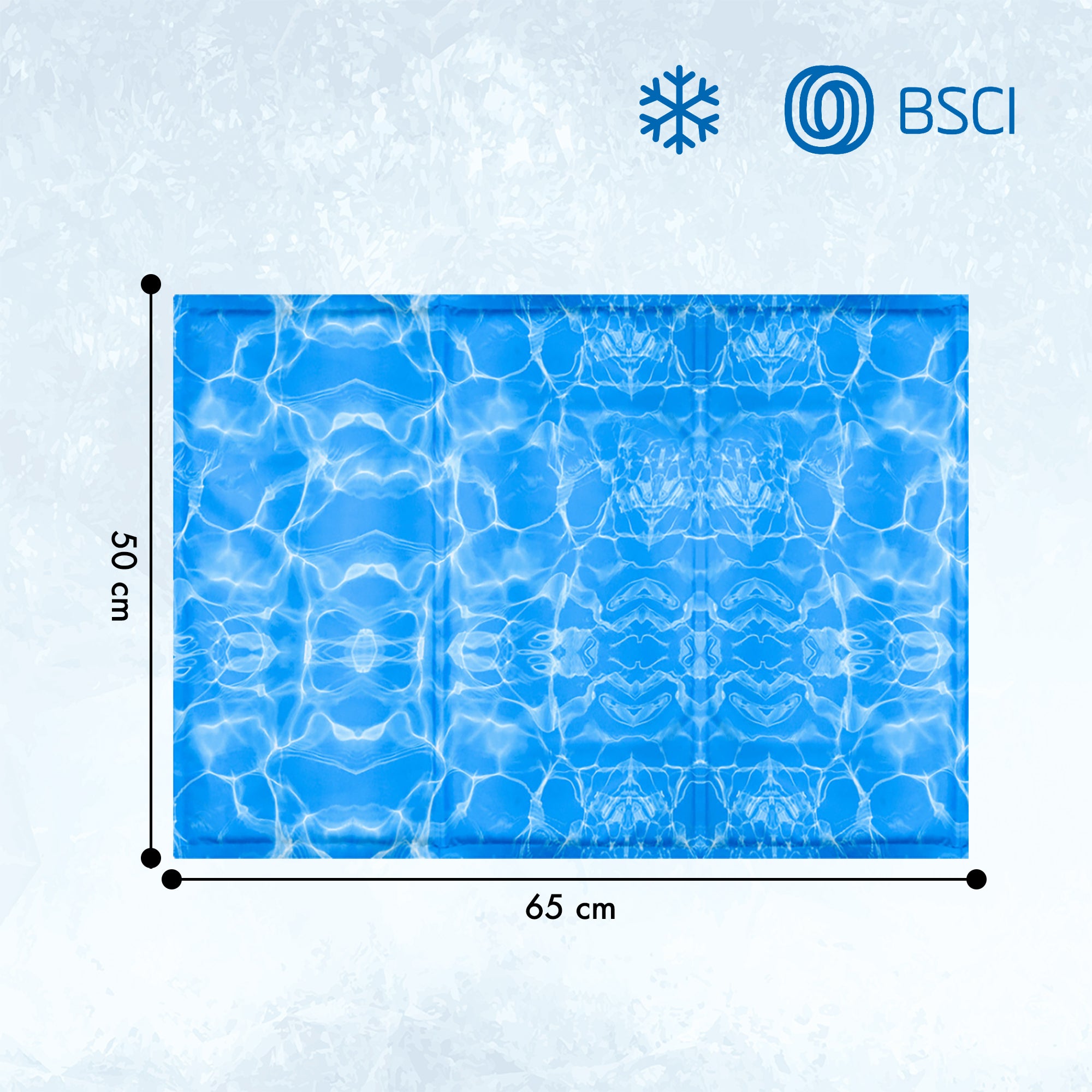 Tappetino Refrigerante Per Cani Gatti Tappeto Rinfrescante In Gel Animali Domestici Cane Gatto Fresco Estate Cuscino  Animali Materassino Non Tossico Estivo  50x65 cm