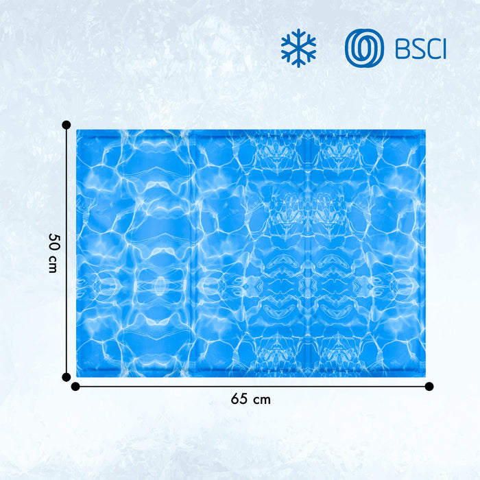 Tappetino Refrigerante Per Cani Gatti Tappeto Rinfrescante In Gel Animali Domestici Cane Gatto Fresco Estate Cuscino  Animali Materassino Non Tossico Estivo  50x65 cm