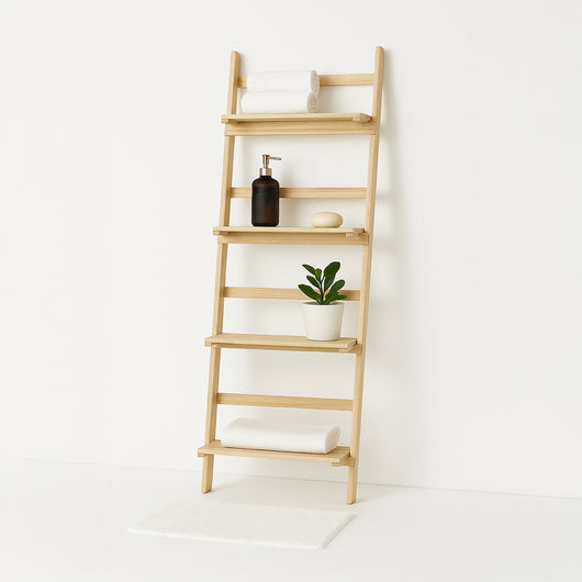 Scaffele A Scala In Legno Con 4 Mensole Ideale Come Portaoggetti Organizzatore Salviette Scarpe Libri Piantine Design Moderno Mensola Pieghevole Scaffalatura Salvaspazio