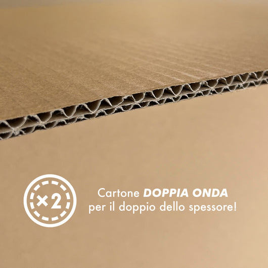 10 Scatoloni Con Maniglie 40x30x30 Cm Scatola Cartone A Doppia Onda Per Trasloco Spedizioni Imballaggi Scatolone Forte Resistente Scatole Grandi