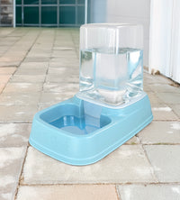 Dispenser Cibo Acqua Gatti Cani Distributore Automatico Crocchette Grande Capiente 8 Litri Per Animali Di Tutte Le Taglie