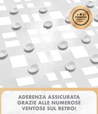 Prodotto Italiano Di Qualità Tappeto Per Doccia o Vasca 2 Misure Disponibili Grande Antiscivolo Con Ventose Antifumma Tappeti Bagno Lavabili In Lavatrice BPA free Tappetino  Per vasca - Alisma
