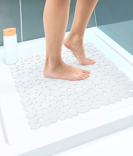 Prodotto Italiano Di Qualità Tappeto Per Doccia o Vasca 2 Misure Disponibili Grande Antiscivolo Con Ventose Antifumma Tappeti Bagno Lavabili In Lavatrice BPA free Tappetino  Per doccia - Fiume