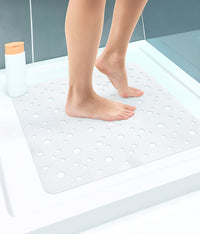 Prodotto Italiano Di Qualità Tappeto Per Doccia o Vasca 2 Misure Disponibili Grande Antiscivolo Con Ventose Antifumma Tappeti Bagno Lavabili In Lavatrice BPA free Tappetino  Per doccia - Orchidea