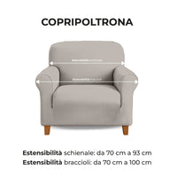 Copridivano In Velluto Elegante Impermeabile Tessuto Elasticizzato Antimacchia Copripoltrona Salva Divano Due Tre Posti Cover Sofà Universale Certificato Oekotex Antigraffio Animali  Grigio - Copripoltrona