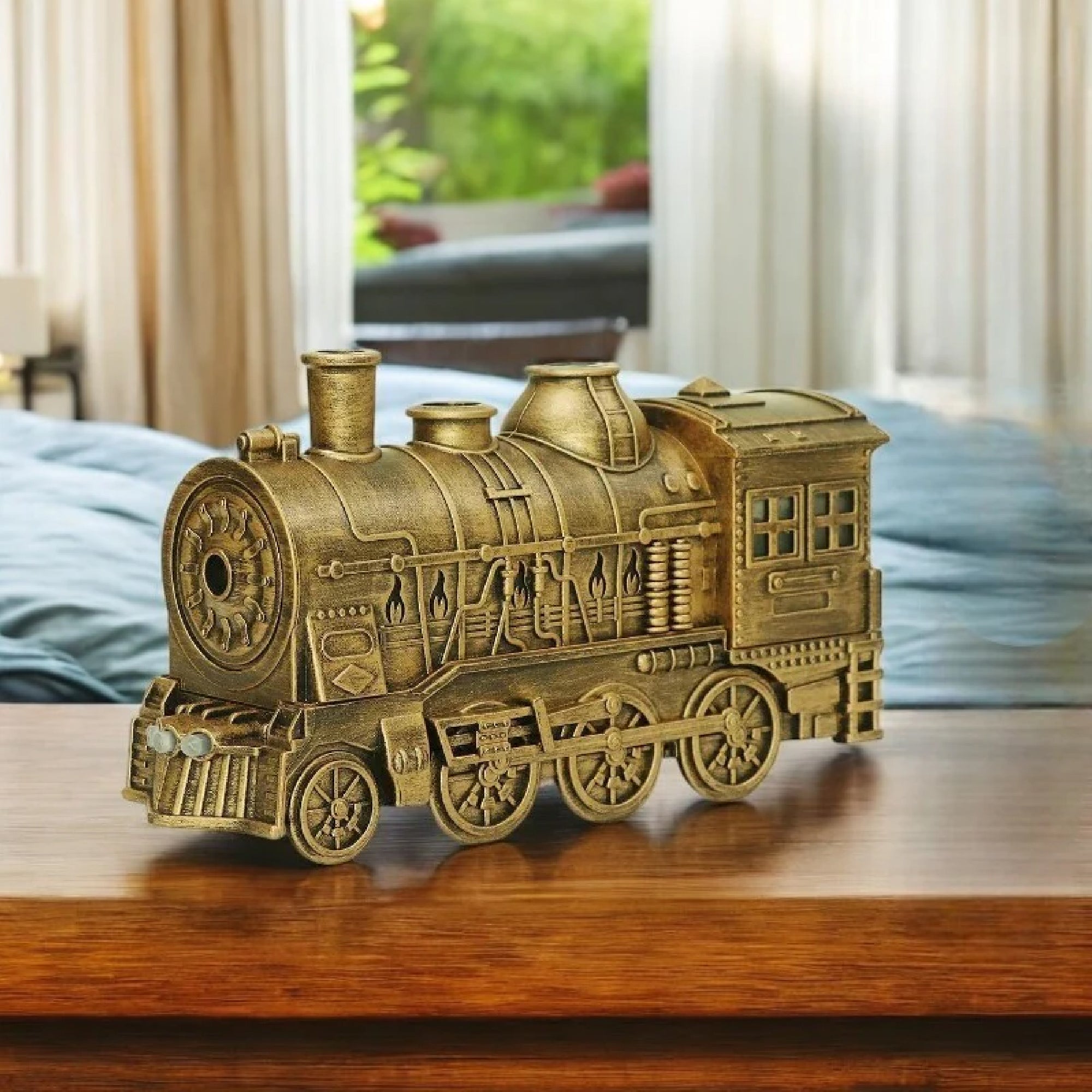 Diffusore Di Oli Essenziali A Forma Di Treno Diffusore Aromaterapia Nebbia Fredda Con Luci Funzione Timing Soggiorno Camera Da Letto Ricarica Usb