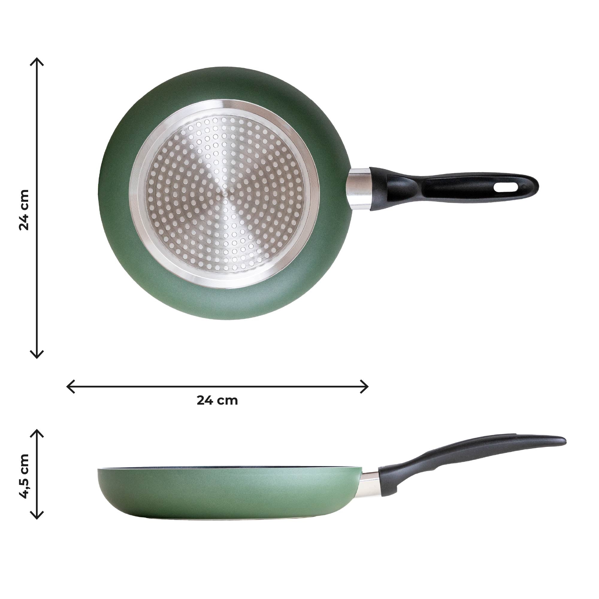 Set 4 Pezzi Salva Padelle In Pvc Proteggi Pentole Graffi Urti Separatori Cucina Pentole Tappetini Sottopentola Divisori Colorati Antigraffio Prodotto Italiano 24 Cm