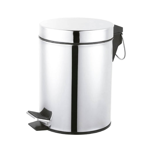 Cestino Bagno Acciaio Inox Pattumiera A Pedale 20x29 Cm 5 Litri Bidoncino Wc Apertura A Pedale Cestini Toilette Ufficio Casa Design Moderno Camera Contenitore Piccolo Spazzatura Organizer Immondizia