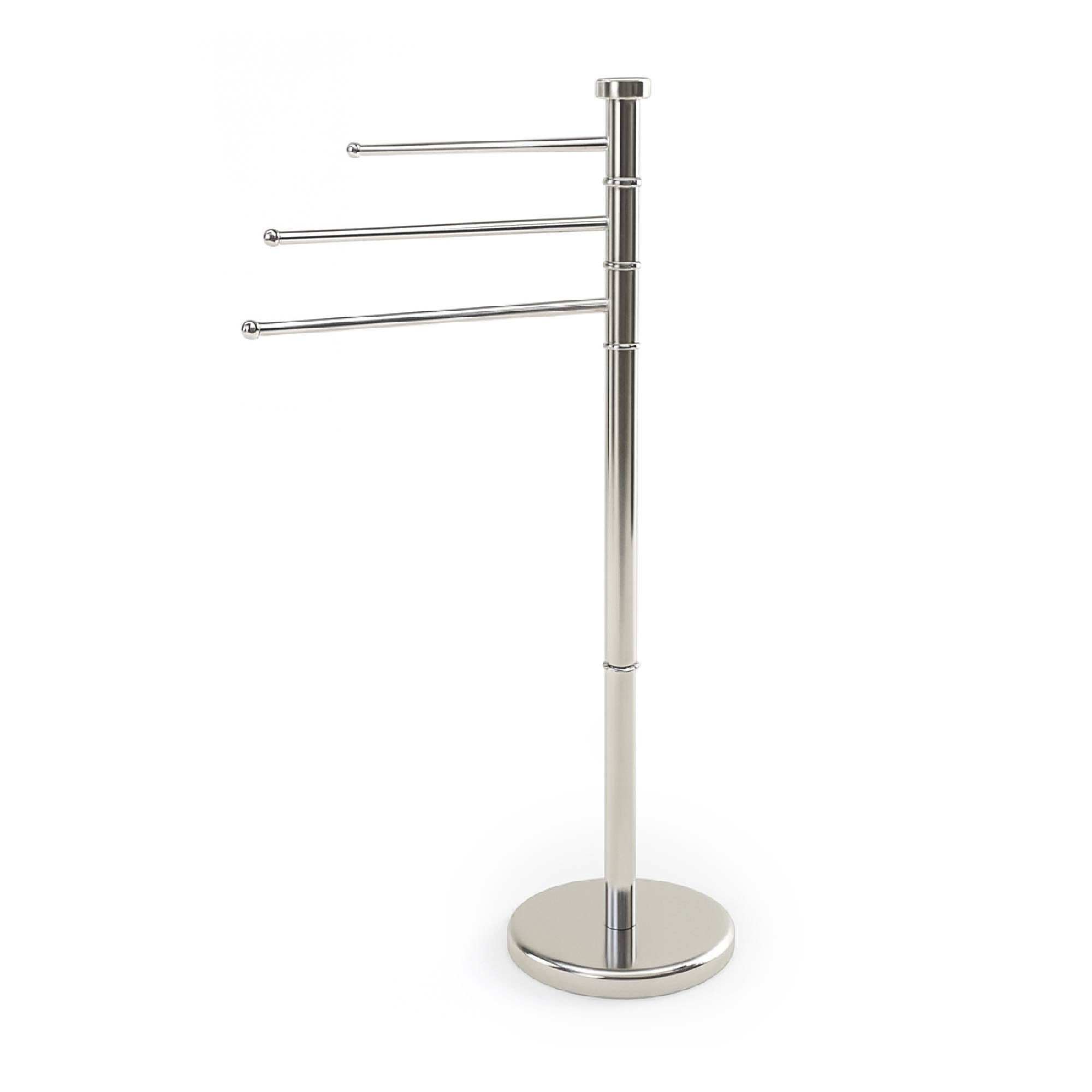 Piantana In Acciaio Inox Porta Asciugamani Da Terra 3 Bracci Girevoli 22x87 Cm Organizer Accessori Bagno Porta Stendi Salviette Bagno Moderno Elegante Stendi Indumenti