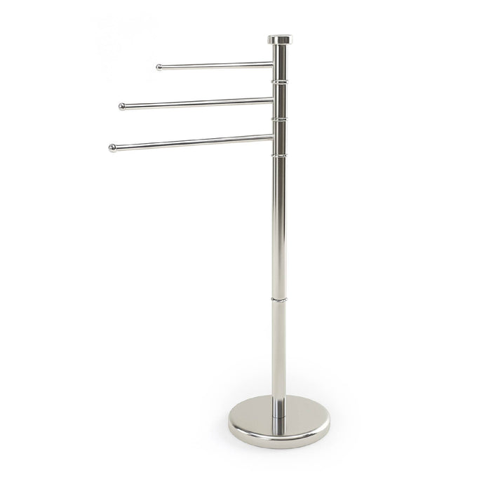 Piantana In Acciaio Inox Porta Asciugamani Da Terra 3 Bracci Girevoli 22x87 Cm Organizer Accessori Bagno Porta Stendi Salviette Bagno Moderno Elegante Stendi Indumenti