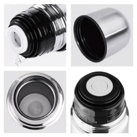 Termos Caffè In Acciaio Inox Borraccia Termica Doppia Parete Bevande Calde Fredde Thermos Senza Bpa Con Tappo Ermetico Bottiglia Viaggio Lavoro Sport 500 ml