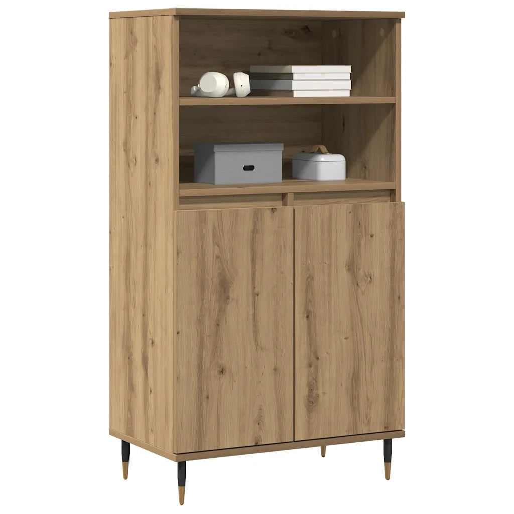 Credenza | Madia | Buffet da pranzo | Armadio da pranzo Rovere Artigianale 60x36x110 cm in Legno Multistrato