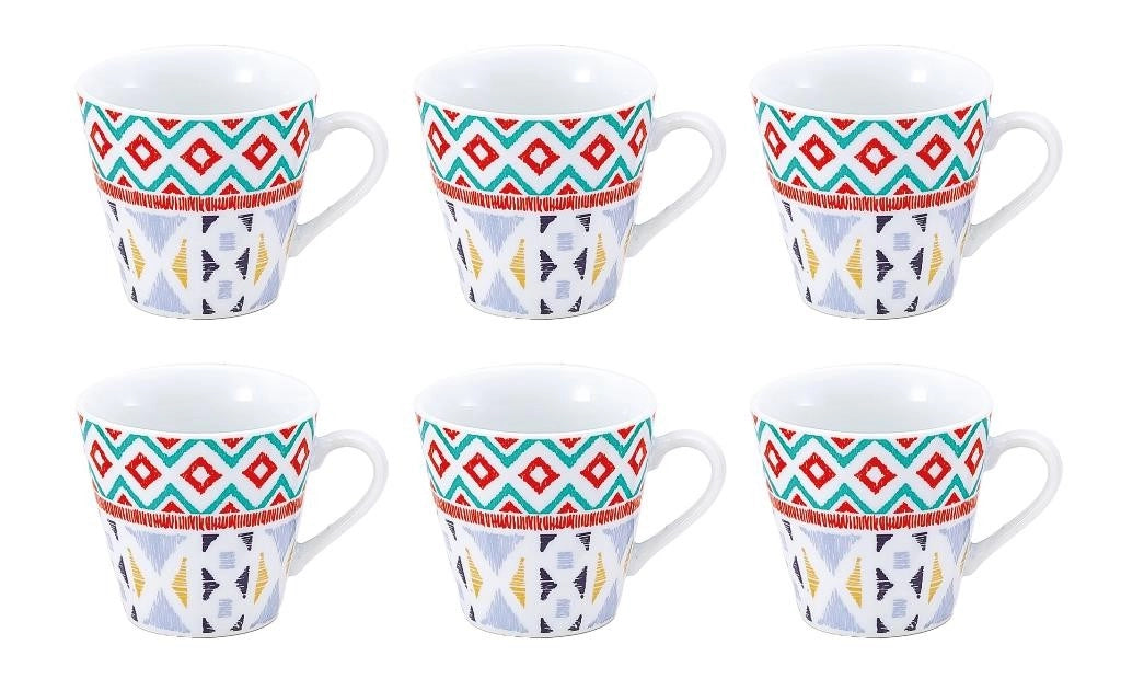 Set 6 Tazzine Caffè in Ceramica Senza Piattini Grace2
