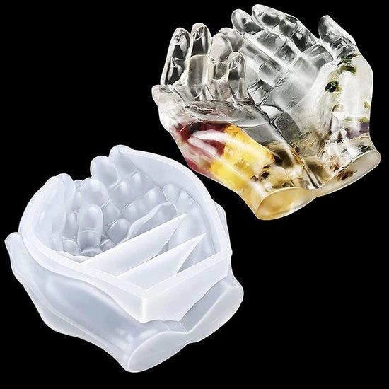 Manicotto a forma di mano in silicone per verniciatura - accessori per candele e decorazione di casa