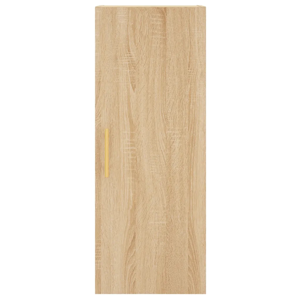 vidaXL Mobile a Parete Rovere Sonoma 34,5x34x90 cm