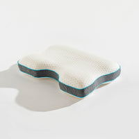 Cuscino Antirussamento Memory Foam Ergonomico 55x40x10/12 cm – Supporto Cervicale Ortopedico per Dormire su Schiena e Fianco  Federa Traspirante Rimovibile Ideale per Chi Soffre di Russamento e Dolori Cervicali