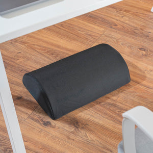 Poggiapiedi Ergonomico da Scrivania in Memory Foam 43x28x10 cm Supporto Ortopedico Circolazione per Piedi e Gambe sotto la Scrivania Cuscino Antiscivolo per Postura Corretta in Ufficio o Casa