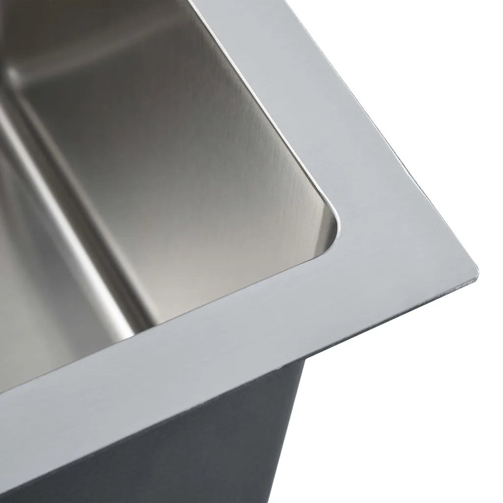 Lavello da Cucina Lavorato a Mano in Acciaio Inox CFW2227137