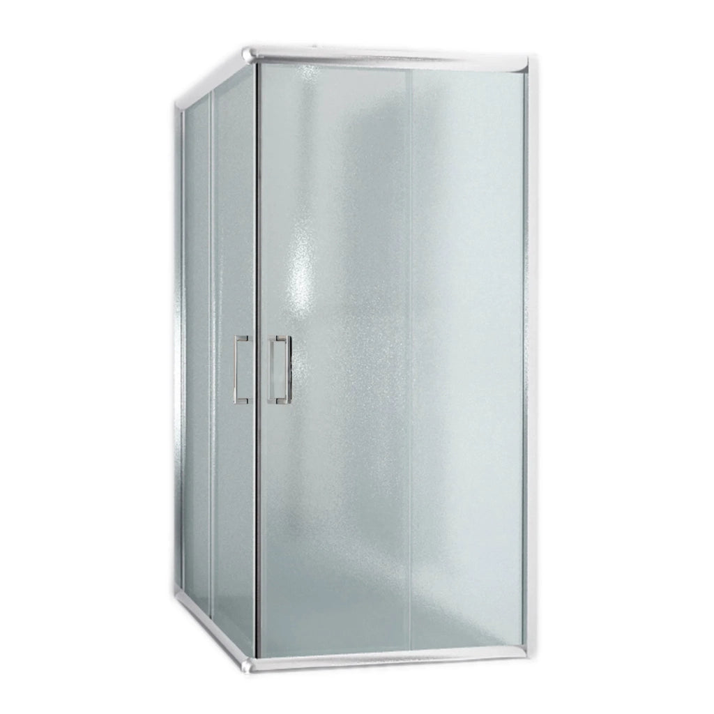 Box Doccia Quadrato 80x80 H185 Stampato C 6mm mod. Alabama