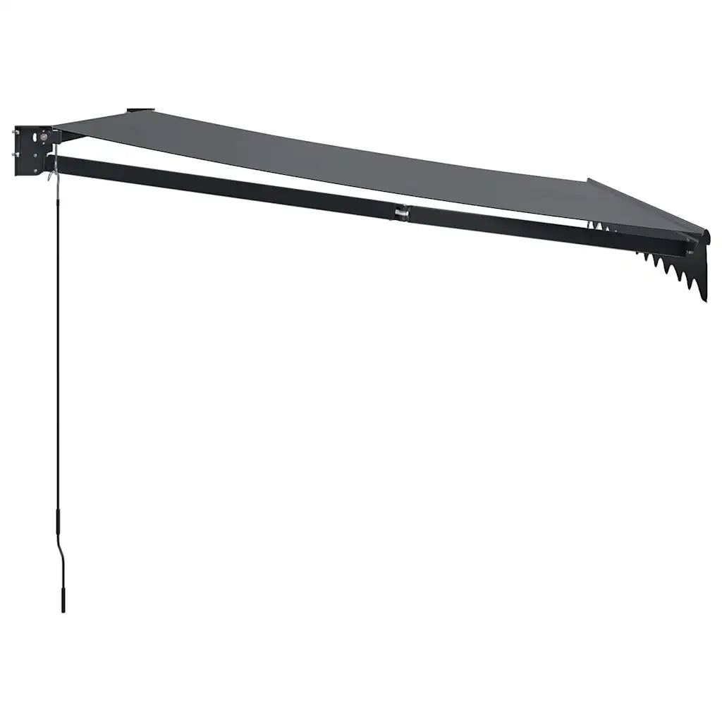 Tenda da Sole Retrattile Antracite 3,5x2,5m Tessuto e Alluminio 3154462