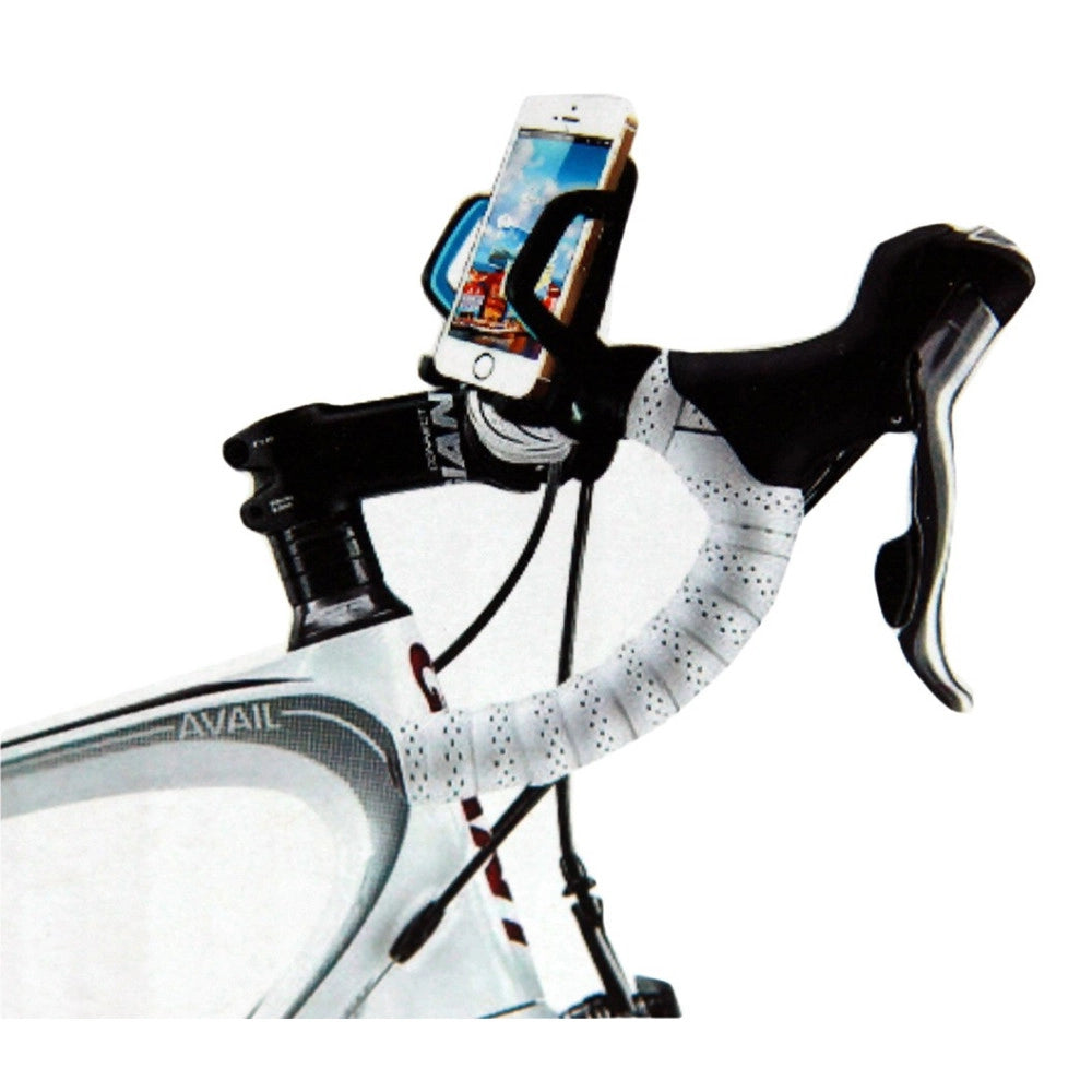 Trade Shop - Porta Cellulare Supporto Per Bici Bicicletta Moto Smartphone Custodia Max 5,7" -