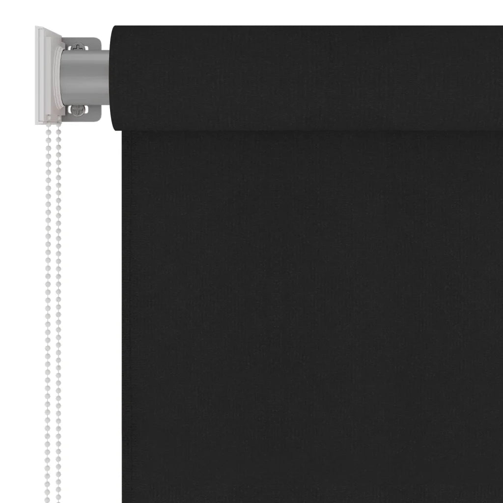 Tenda a Rullo per Esterni 120x140 cm Nera