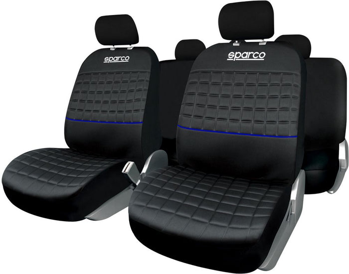 Set universale SPC1042 coprisedili auto completo nero/blu