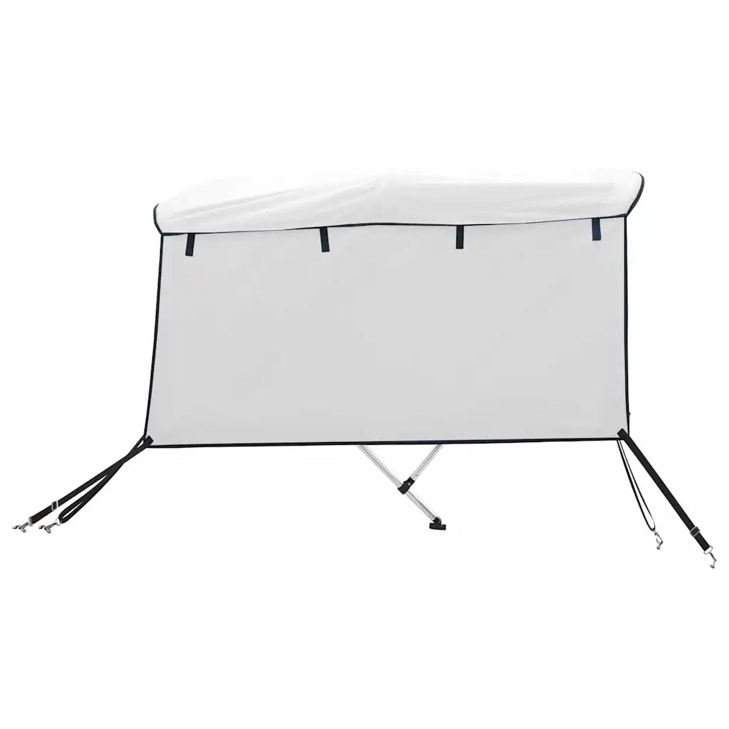 Bimini di Prua con Pareti Laterali 3 Archi 183x(137-152)x137cm