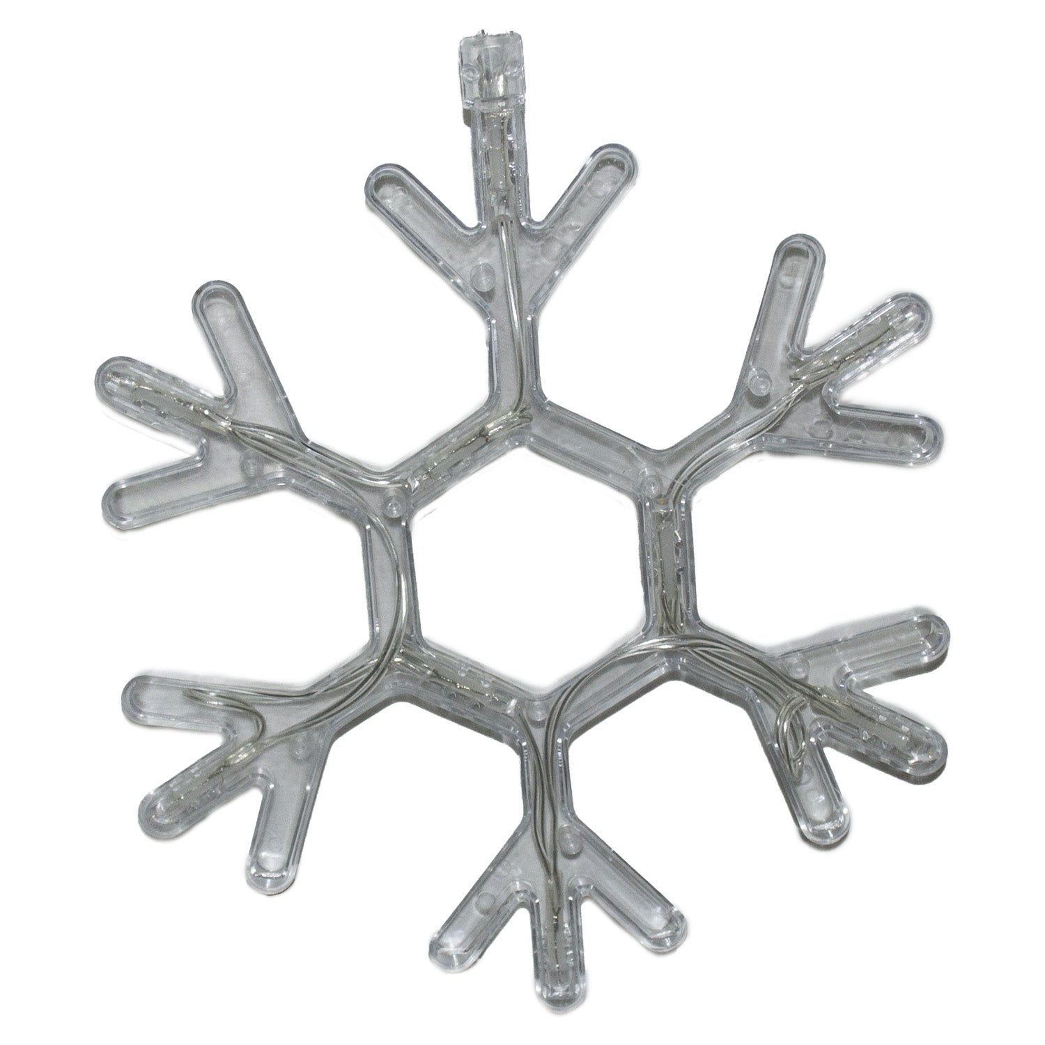 LUCE DECORAZIONE NATALIZIA 9 LED FIOCCO DI NEVE