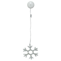 LUCE DECORAZIONE NATALIZIA 9 LED FIOCCO DI NEVE