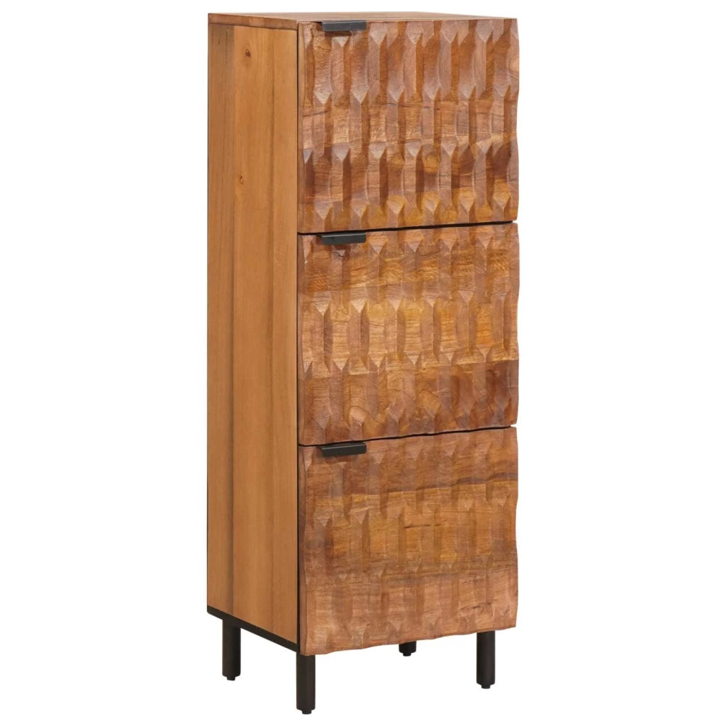 Credenza con porta Finitura Marrone Acacia 40 x 33 x 110 cm 4017929