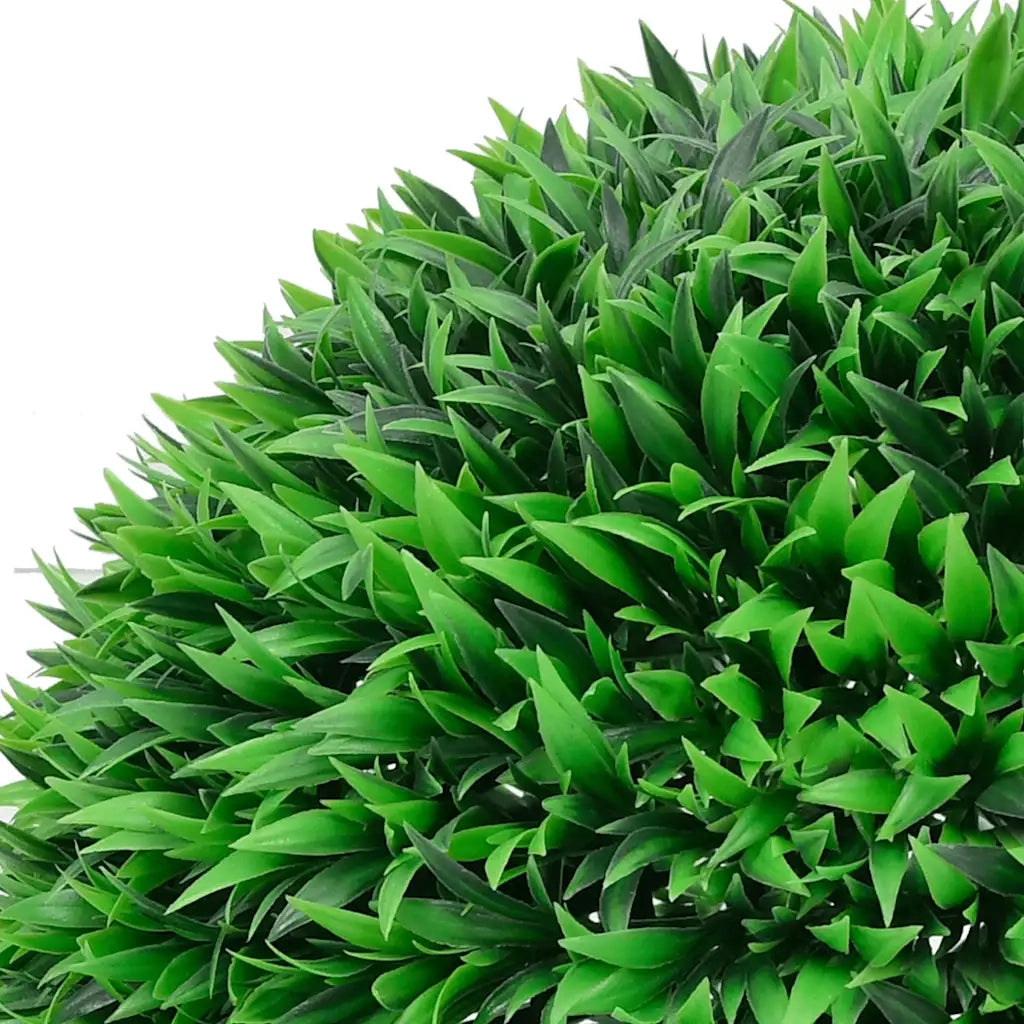 Sfere di Bosso Artificiale con Luci LED 2 pz Verdi 55 cm CFW4366820