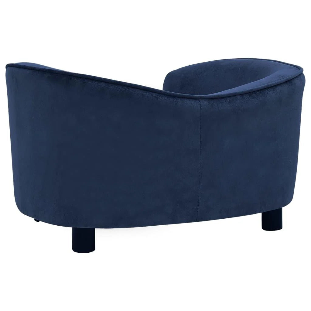 Divano per cani 69 cm peluche blu 02_0000104