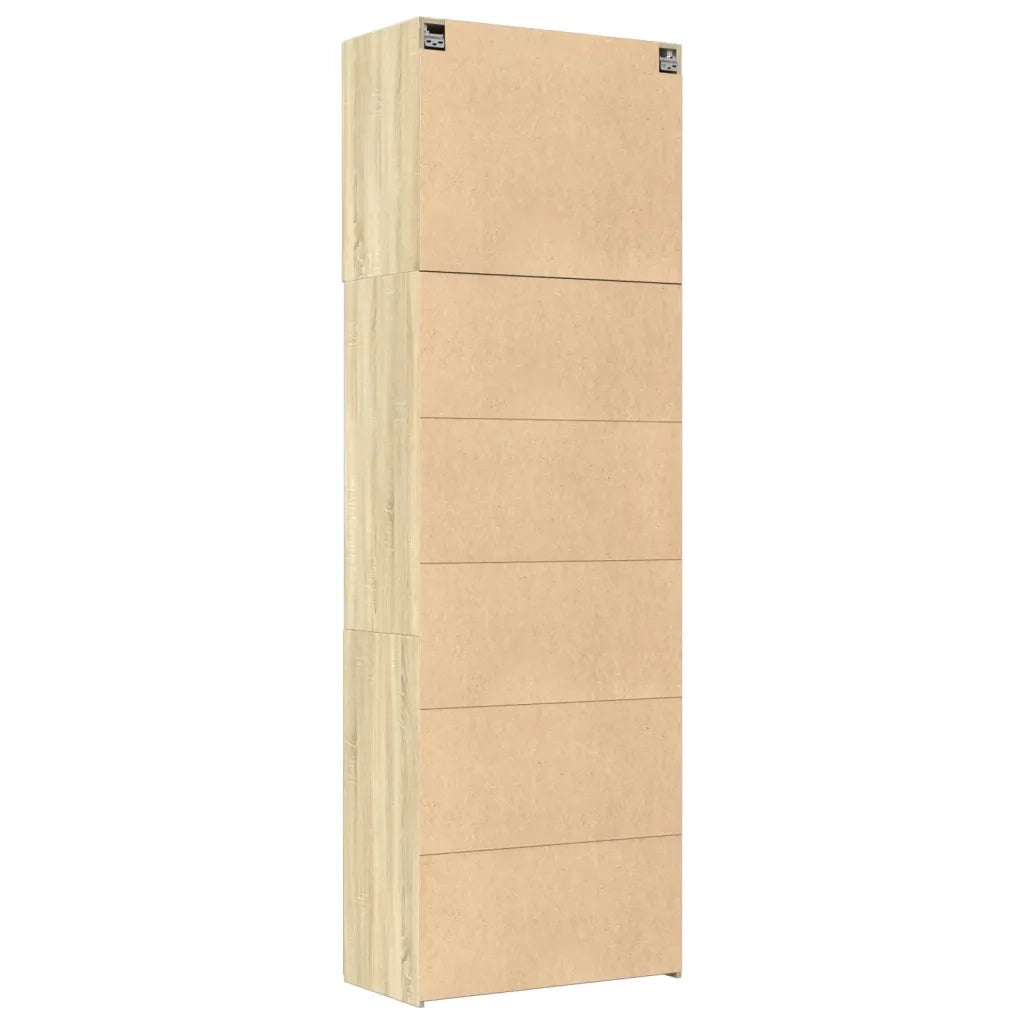 vidaXL Credenza Rovere Sonoma 80x42,5x249 cm in Legno Multistrato