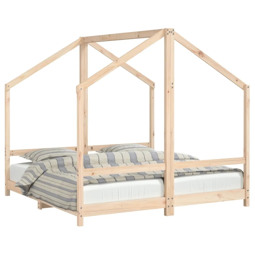 Giroletto per Bambini | Letto Infantile | Lettino 2x(80x160) cm in Legno Massello di Pino