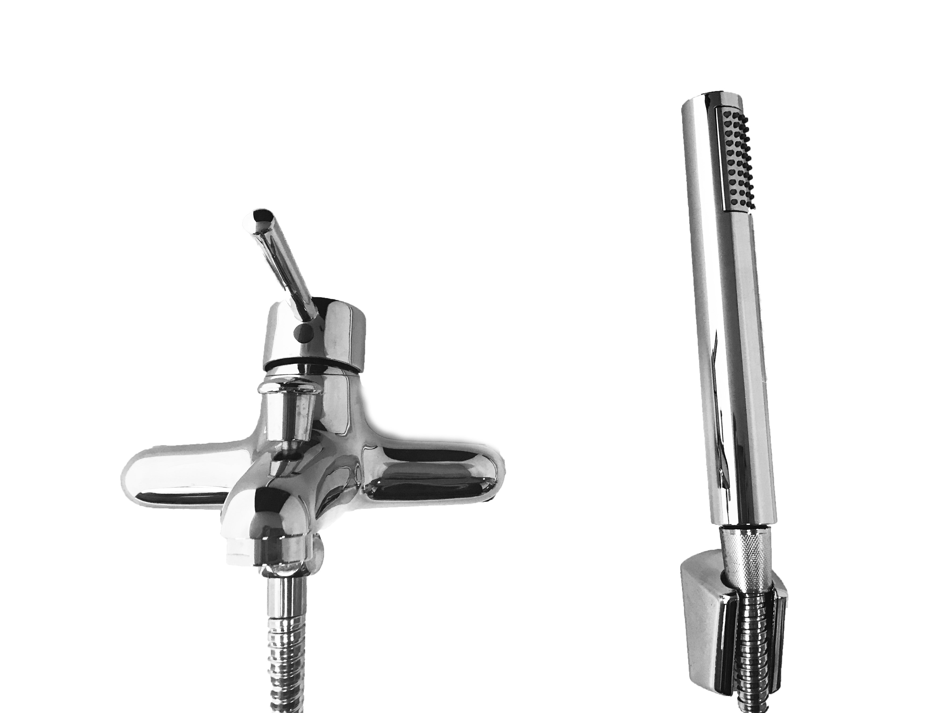 Miscelatore per vasca completo, moderno minimalista