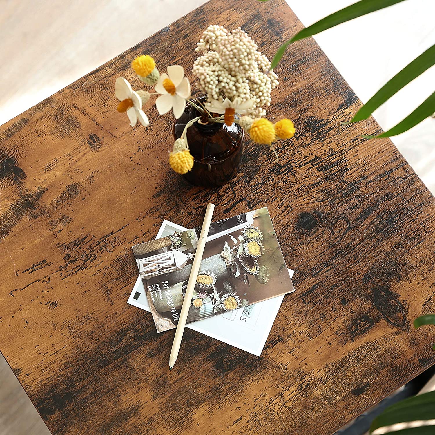 Coppia di tavolini da caffè Valora in stile rustico