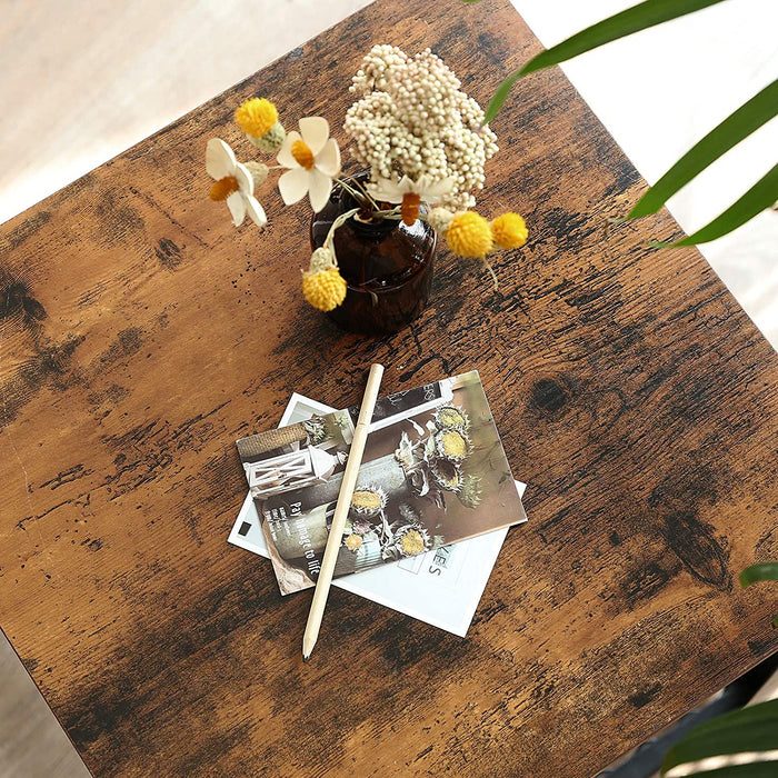 Coppia di tavolini da caffè Valora in stile rustico