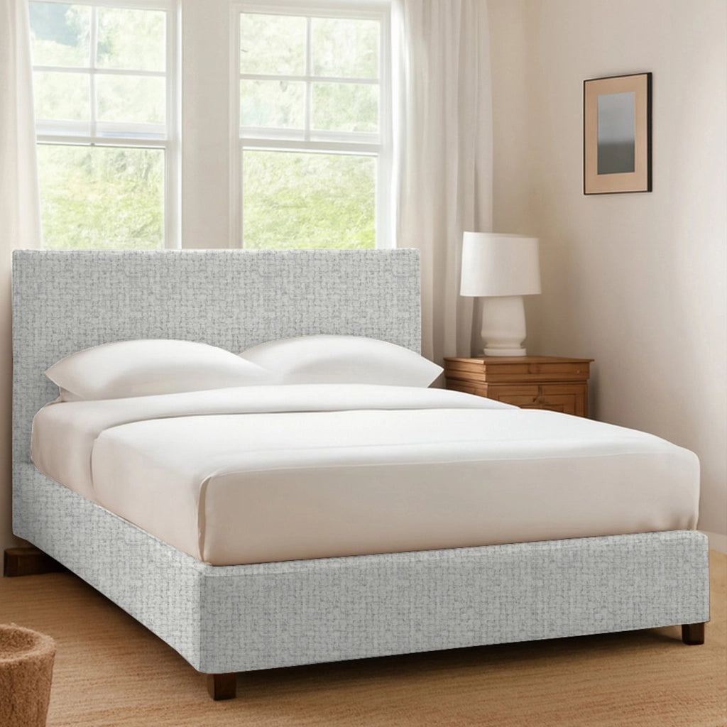 Dagenham, Letto Singolo Sfoderabile Made in Italy, Grigio Chiaro