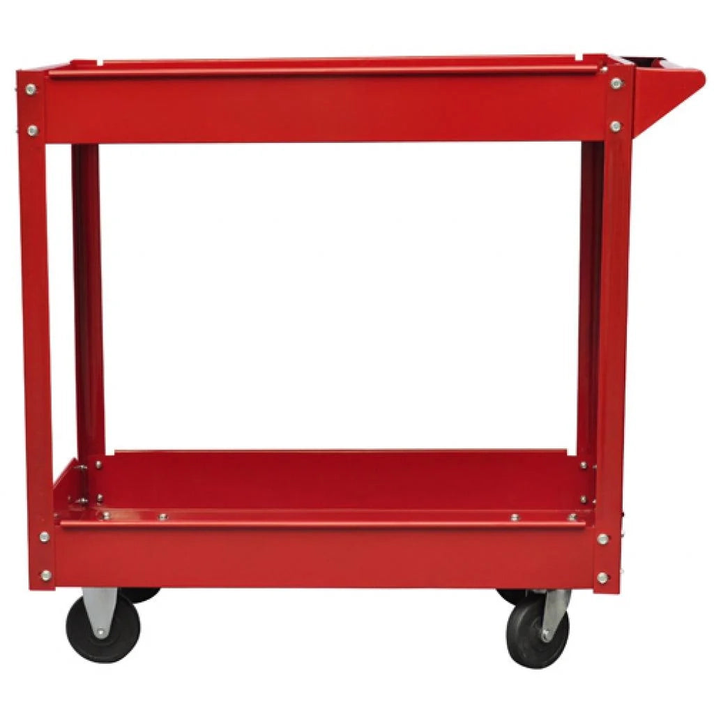 Carrello da officina rosso con capacità di carico di 100 kg per attrezzi da garage officina e fai da te (3402077)