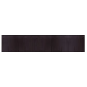 Tappeto del soggiorno | Tappeto Rettangolare Marrone Scuro 100x500 cm in Bamb¨´