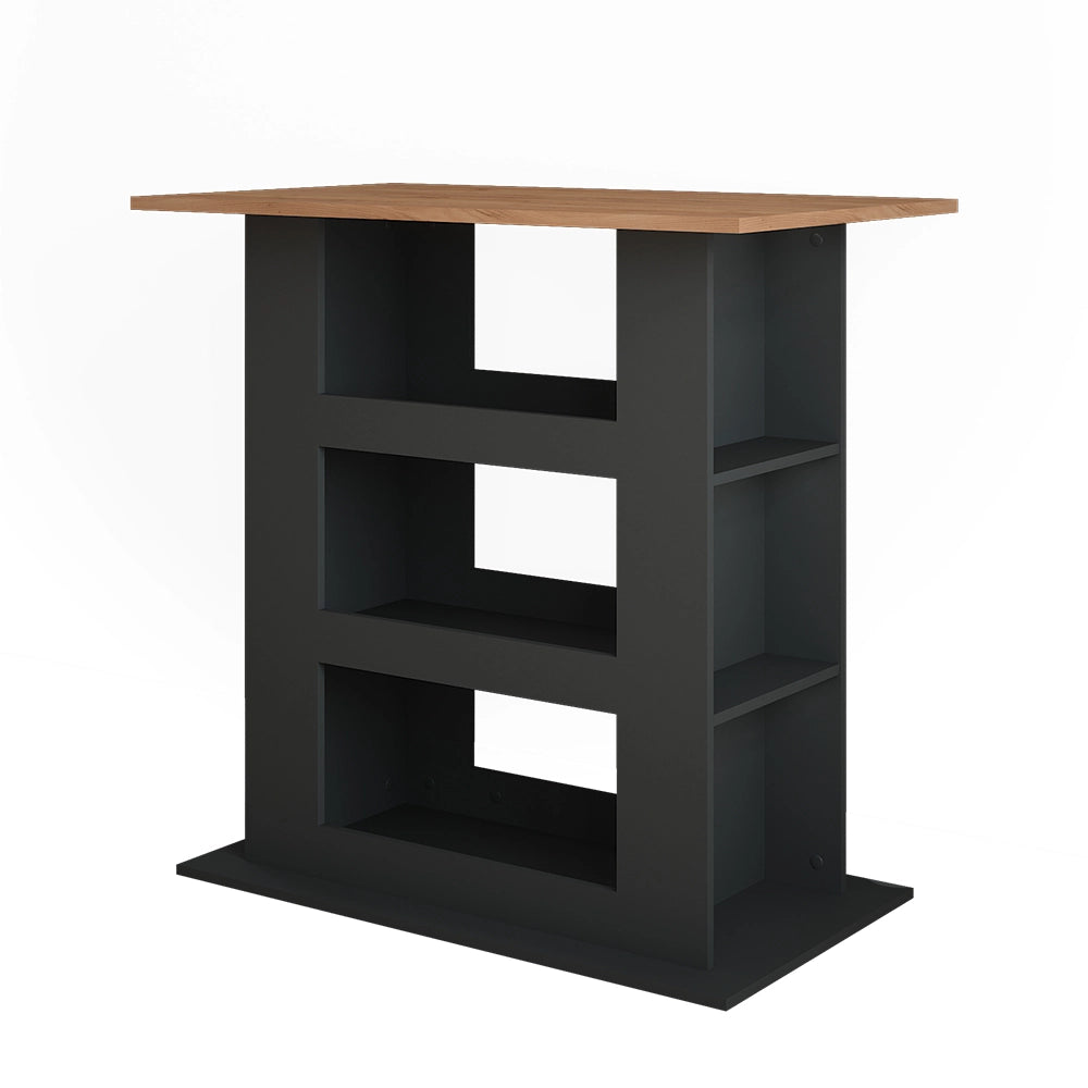 Vicco Tavolo da bar Quercia dorata/antracite 110 x 65 cm