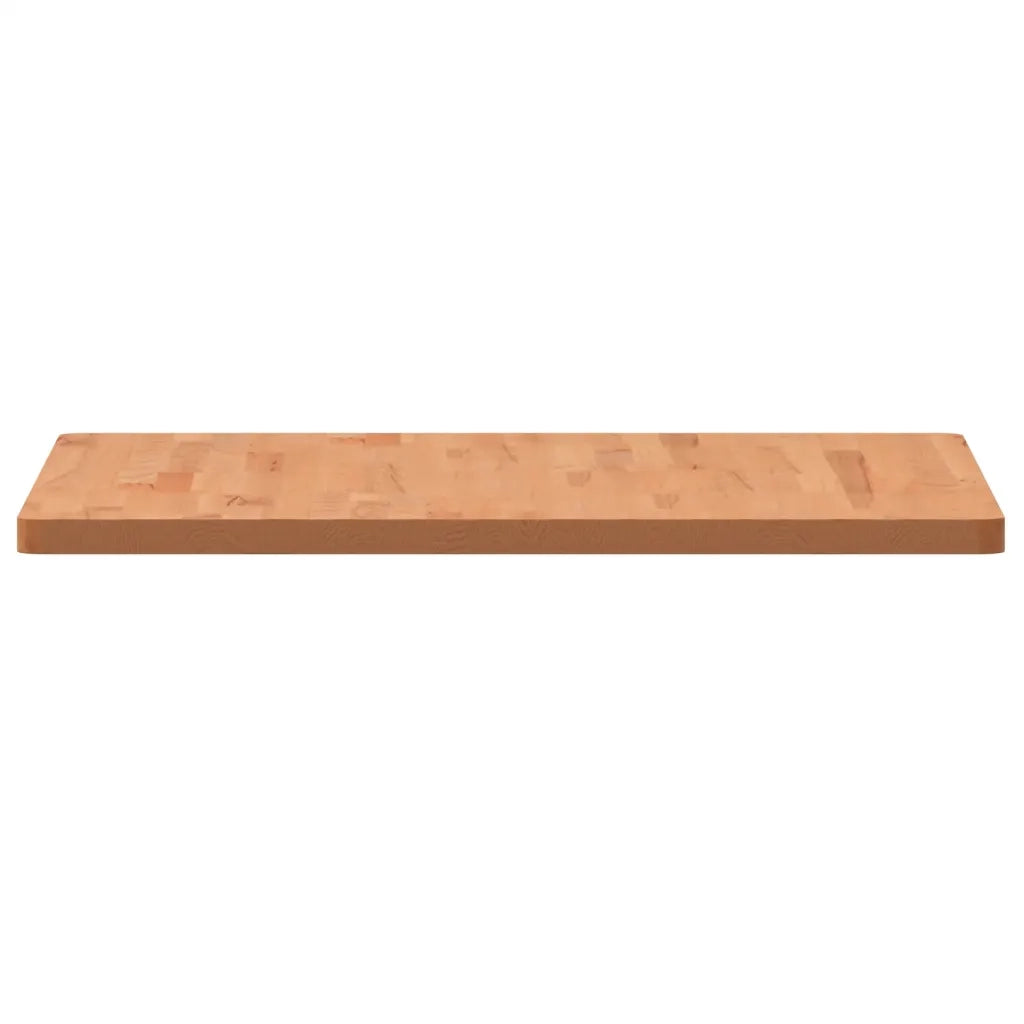 Piano per Tavolo | Superficie Tavolo | Piano Scrivania 70x70x2,5 cm Quadrato Legno Massello di Faggio