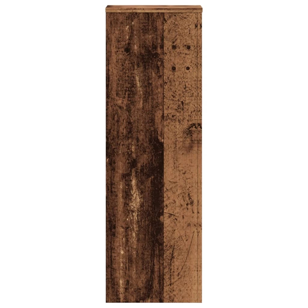 Portavasi mobili per fiori set da 2 legno di recupero legno ingegnerizzato marrone 02_0045371