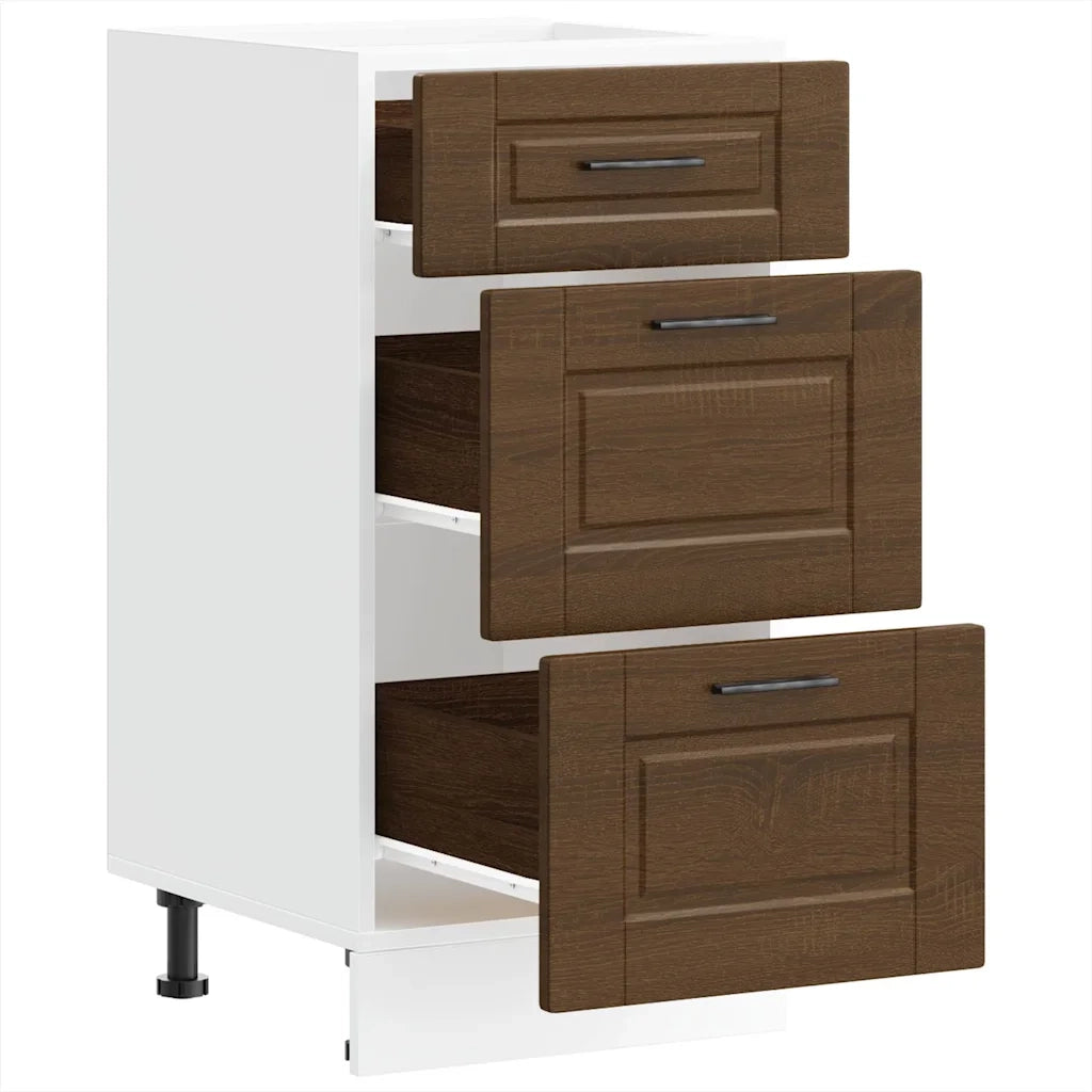 Base da Cucina Porto Rovere Marrone in Legno Multistrato 854227