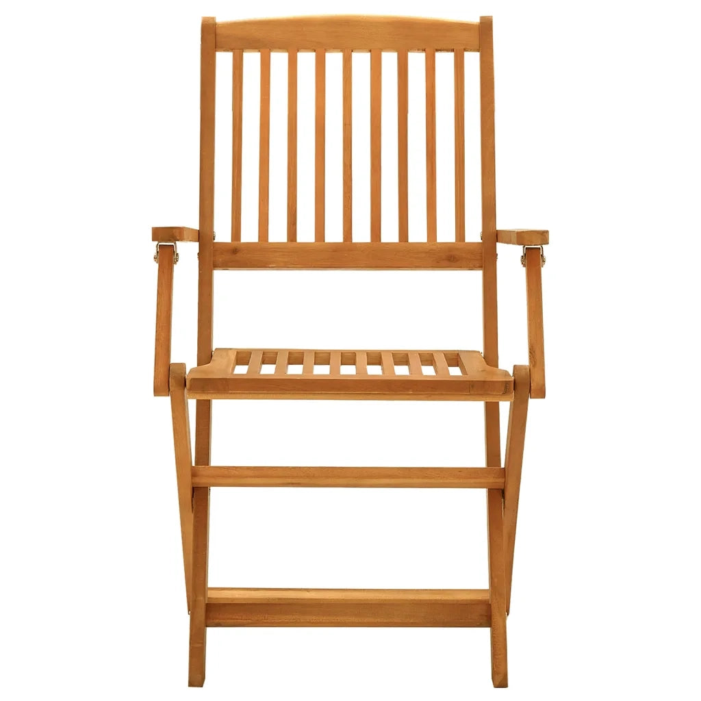 Set da Pranzo per Giardino 5 pz in Legno Massello di Acacia 3203352