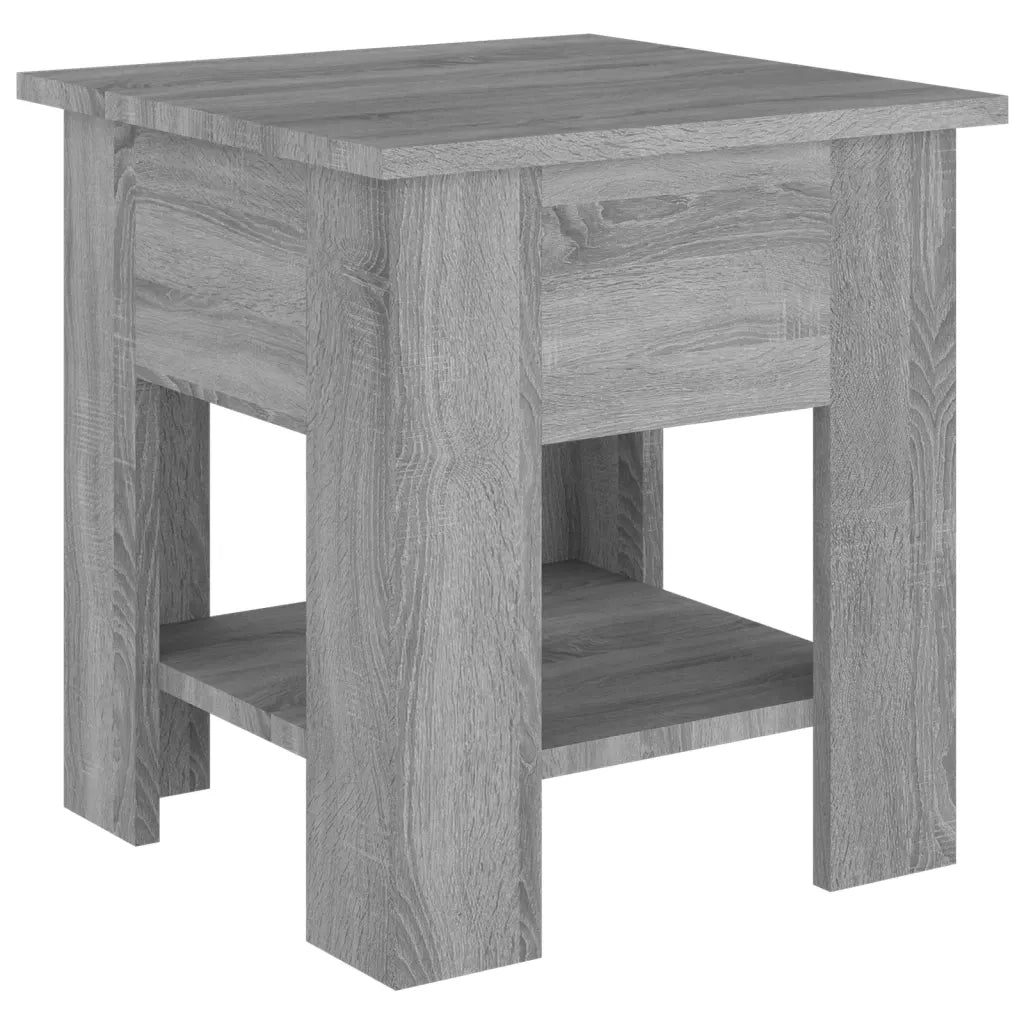 Tavolino da Salotto Grigio Sonoma 40x40x42 cm Legno Multistrato 813081