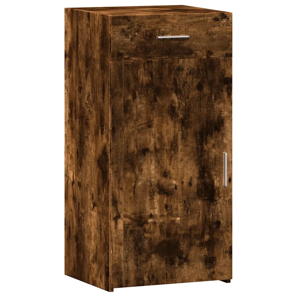 Credenza-Buffet-Armadio da cucina Rovere Fumo 45x42,5x93 cm in Legno Multistrato 390114