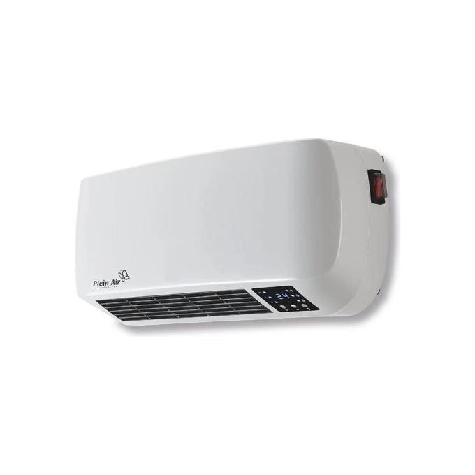 PLEIN AIR TC-TPD2000 Convex Termoconvettore a Parete 2000W Termostato Regolabile Timer Programmazione Settimanale Telecomando colore Bianco
