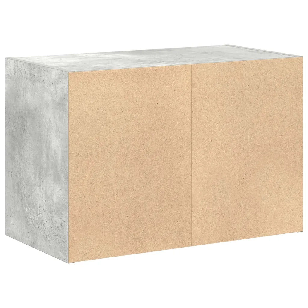 Armadio con 2 Cassetti Grigio Cemento 60x31x40 cm in Truciolato CFW1436423